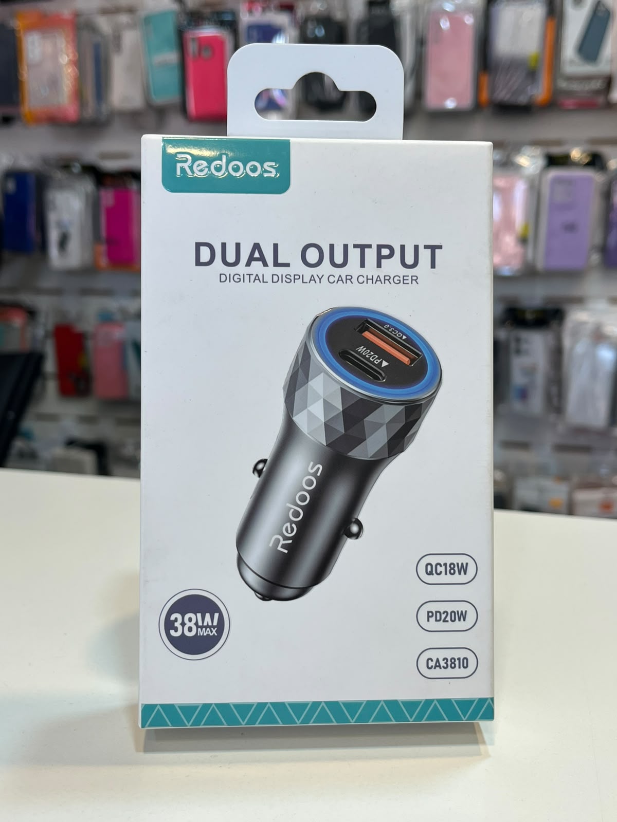 Cargador para auto Dual 