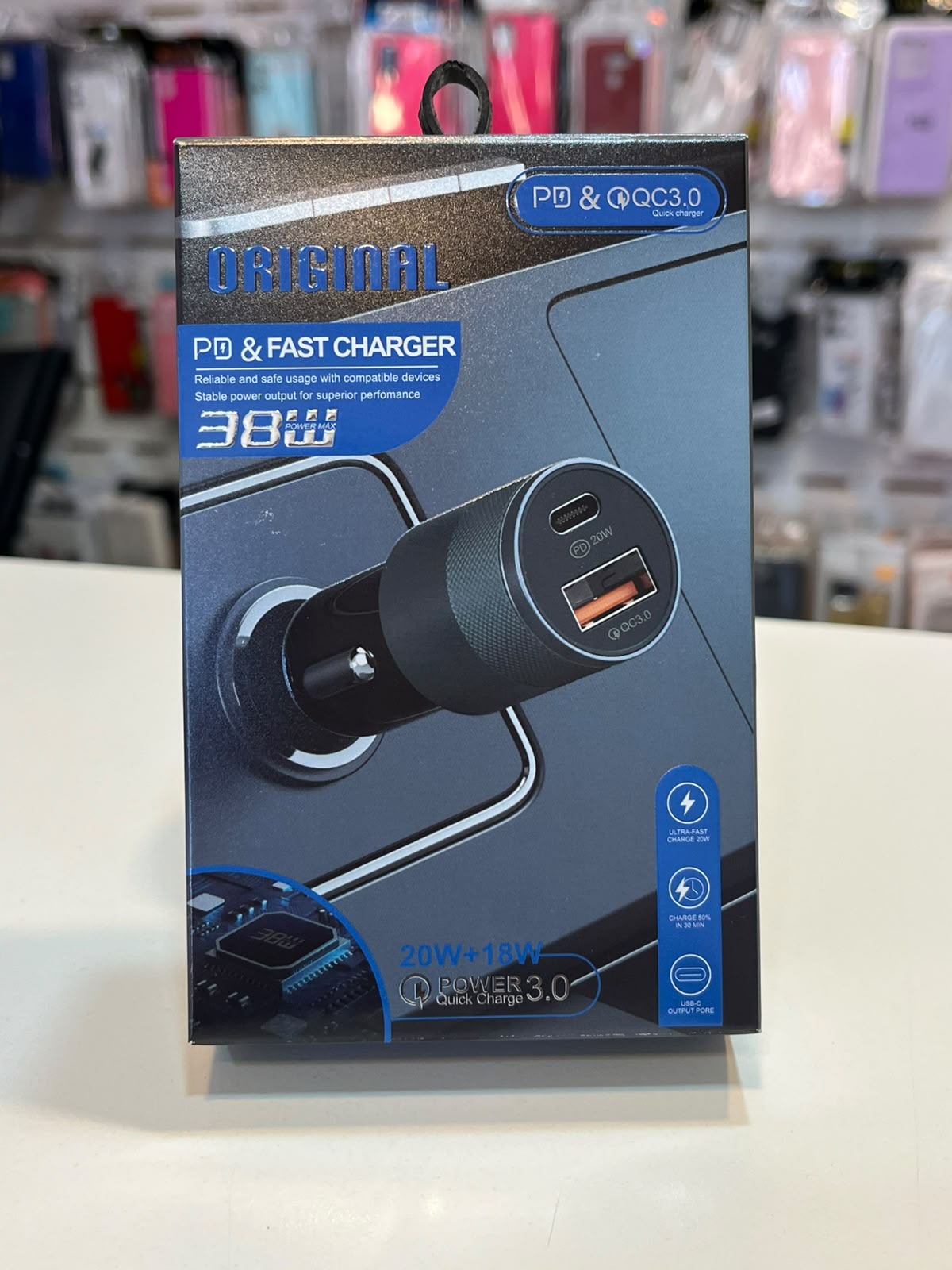 Cargador para auto 